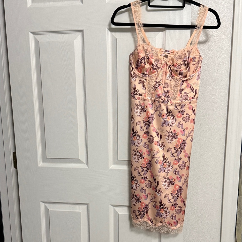Victoria's Secret Lace Slip Dress - Apricot Dreamer